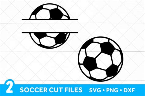 Soccer Svg File For Cricut And Silhouette Soccer Monogram