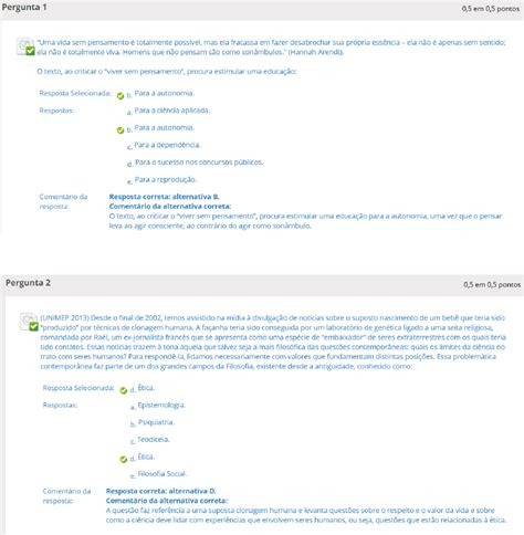 Questionario Unidade2 Unip Filosofia comunicação e ética Filosofia