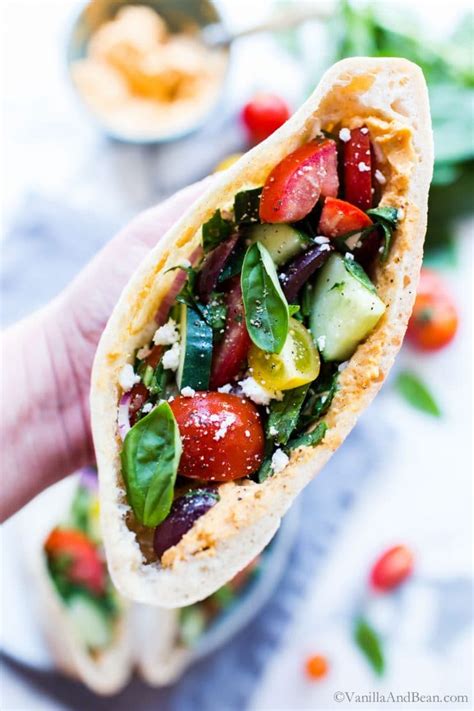 Greek Pita Sandwiches So Easy Vanilla And Bean