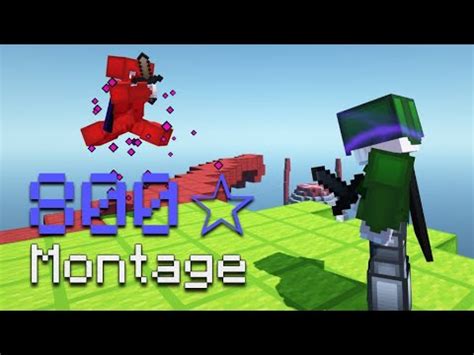 800 Star Bedwars Montage YouTube