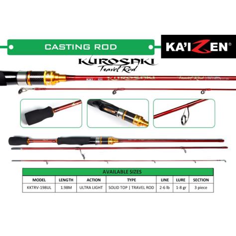 Jual Joran Ul Kaizen Travel Rod Saitama Kurosaki Shopee Indonesia