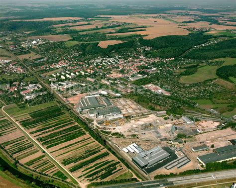 Gera Von Oben Industrie Und Gewerbegebiet In Gera Im Bundesland