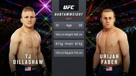 Urijah Faber Vs Tj Dillashaw Fight Simulation Youtube