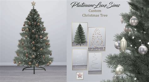 Christmas Tree Set By PlatinumLuxeSims Liquid Sims