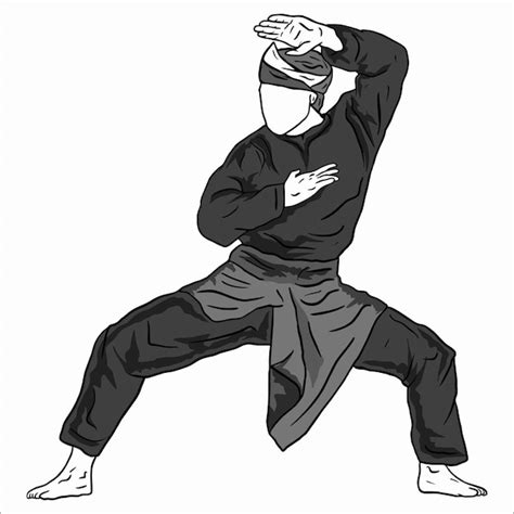 Premium Vector Pencak Silat Vector Illustration