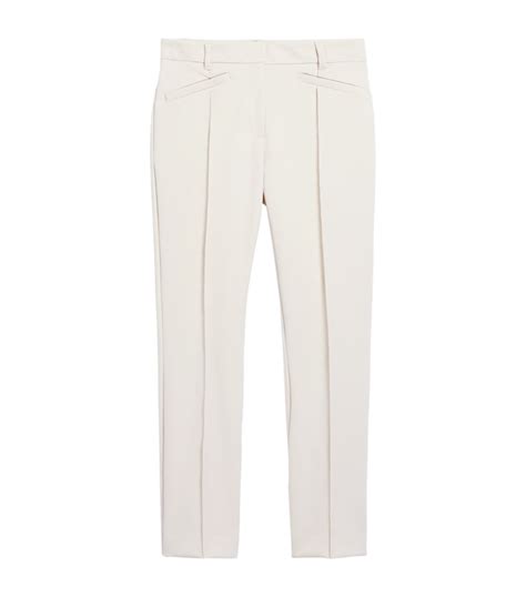 Weekend Max Mara White Tailored Trousers Harrods Uk