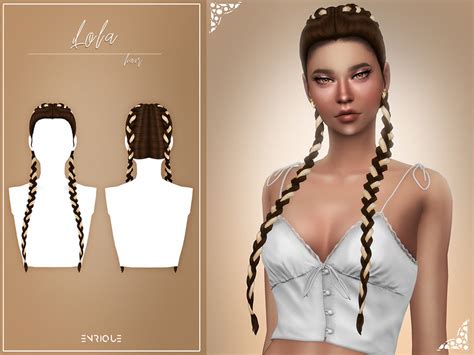 The Sims Resource EnriqueS4 Lola Hairstyle