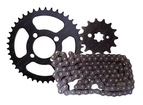 Kit De Sprocket Y Cadena Bajaj Platina 100 Discover 125 M Envío gratis