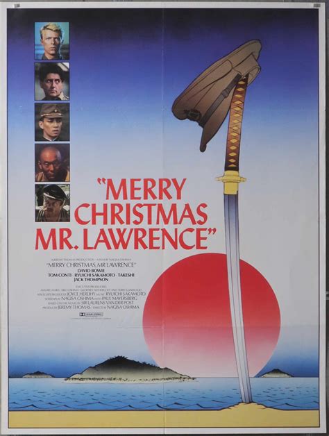 Merry Christmas Mr Lawrence Original Movie Poster Uk 1 Sht 27x40