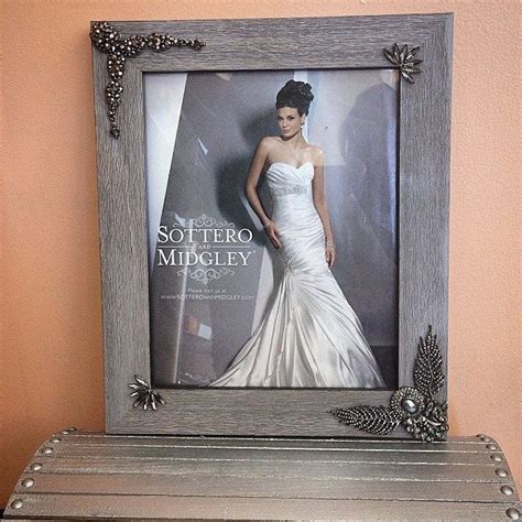 8x10 Elegant Picture Frame 8x10 Silver Wedding Picture Frame | Etsy ...