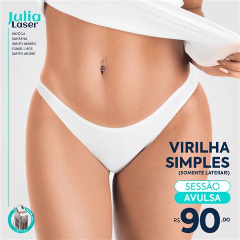 Sess O Avulsa Depila O Virilha Simples Somente Laterais Julia Laser