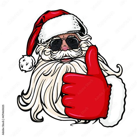 Santa Like with Sunglasses SVG,Cool Santa Santa head,Santa clipart ...