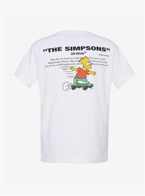 Off White™ Adds Even More Bart Simpson Swag To Its Ss19 Offering