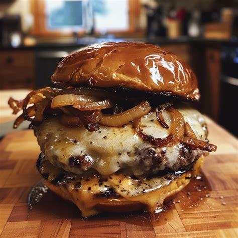 French Onion Soup Burgers A Match Made In Flavor Heaven Flavor Nectar