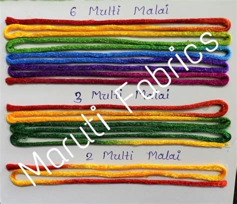 All Colors Multi Malai Dori At Best Price In Surat Maruti Fabrics