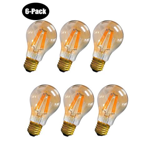 6 Watt 40w Equiv Warm 2200k Dimmable Led Filament Light