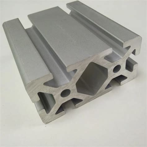 Heavy Duty T Slot Silver Anodized 4080HW Aluminum Profile Extrusion