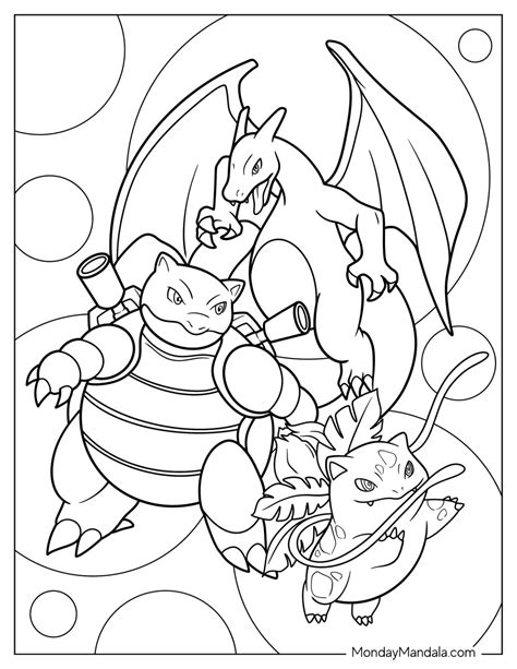 20 Blastoise Coloring Pages Free Pdf Printables