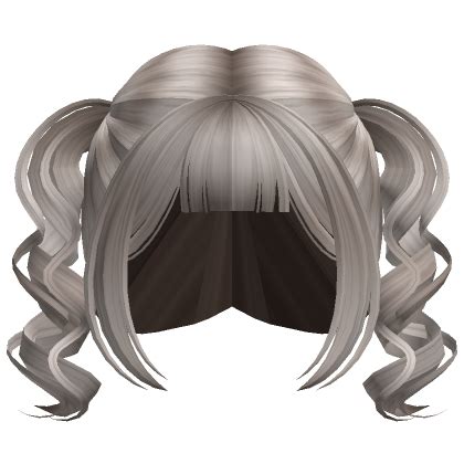 Short Curly Pigtails W Bangs Ash Blonde Roblox Item Rolimon S