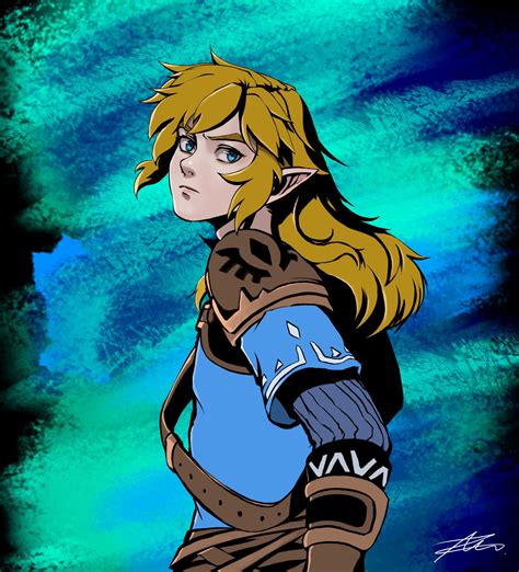 Link Fan Art By Me Rtearsofthekingdom