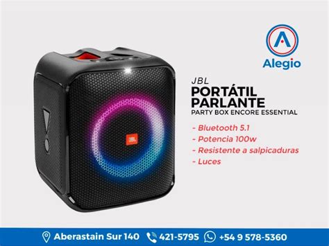 Parlante Portatil Jbl Party Box Encore Essential Bluetooth