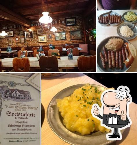 Zum Gulden Stern Historische Bratwurstküche restaurant Nuremberg