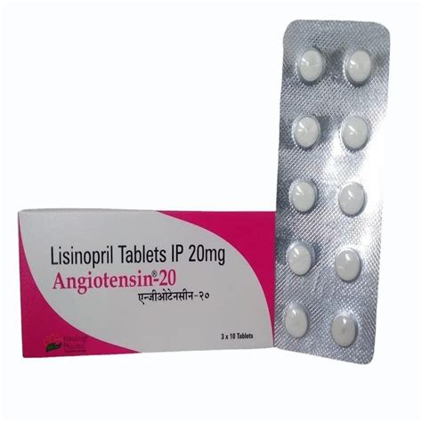 20 Mg Angiotensin Tablets Ip At Rs 197stripe Zestril In Nagpur Id