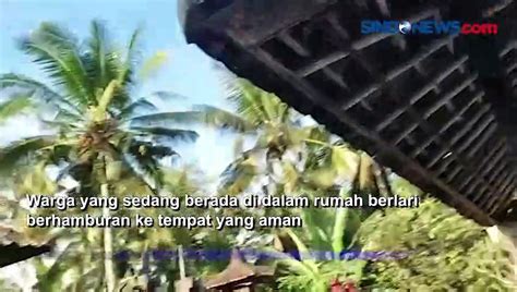 Gempa M 5 8 Guncang Bali Warga Panik Video Dailymotion