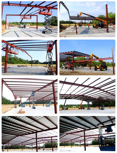 Australia Galvanized Large Span Prefab Steel Structure Industrial