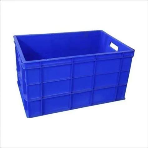 Blue Rectangle Industrial Plastic Crates At Best Price In Delhi K S