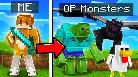 I Morph Into Any Mob I Kill In Minecraft Youtube