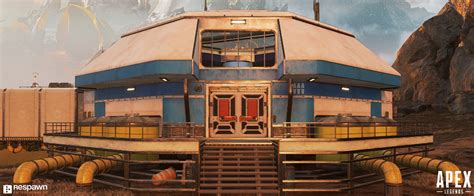 Artstation Apex Legends Worlds Edge Research Station Buildings