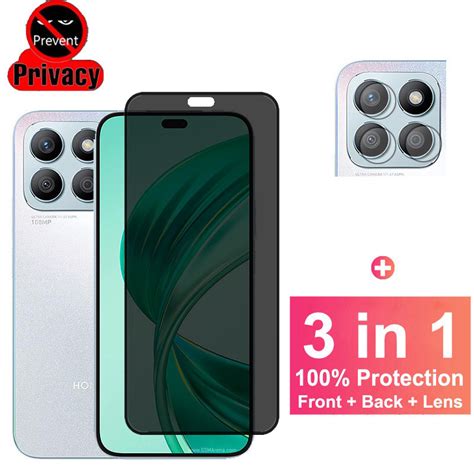 3 In 1 Honor X8b Anti Spy Privacy Full Coverage Screen Protector For Honor X9b X8b X7b 4g 5g