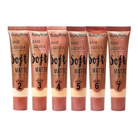 Base Soft Matte Bege Ruby Rose Ml Unidade