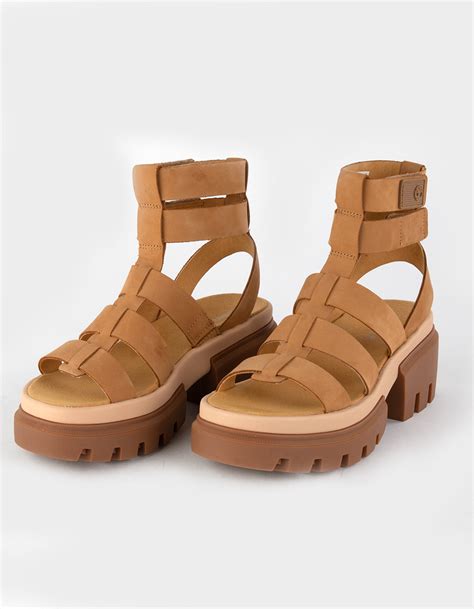 Timberland Everleigh Womens Gladiator Sandals Wheat Tillys