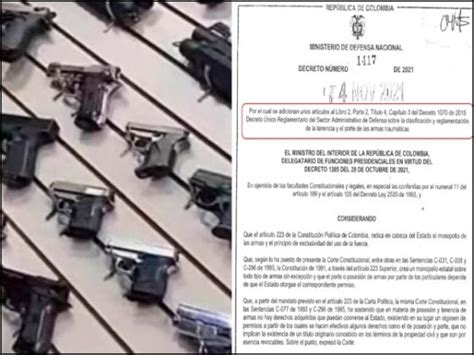 Ya Se Firmó El Decreto Que Regula Las Armas Traumática En El País Esto Es Lo Que Debe Saber