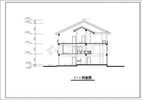 某现代豪华私人别墅建筑完整平立剖施工设计方案cad图纸别墅建筑土木在线