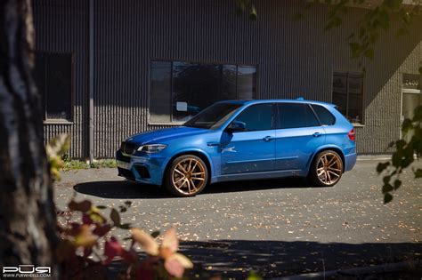 BMW X5 E70 Blue PUR RS01 Wheel Wheel Front