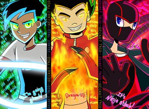 The Secret Trio American Dragon Danny Phantom Cartoon Crossovers