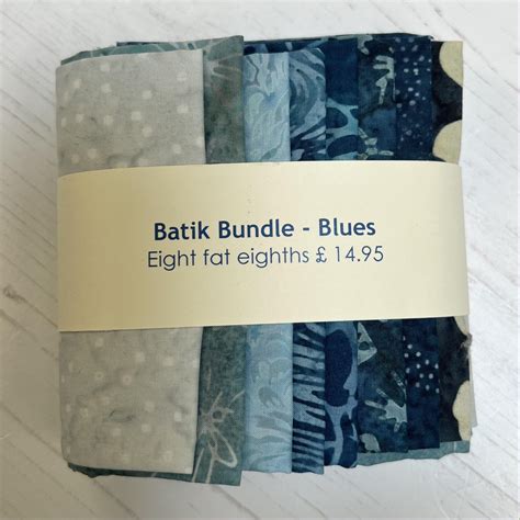 Blue Batik Fat Eighth Colour Bundle