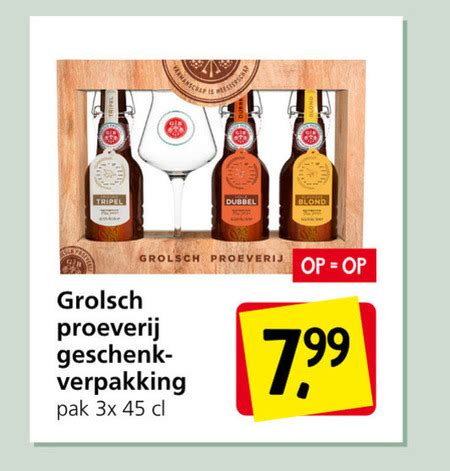 Grolsch Speciaalbier Folder Aanbieding Bij Jan Linders Details