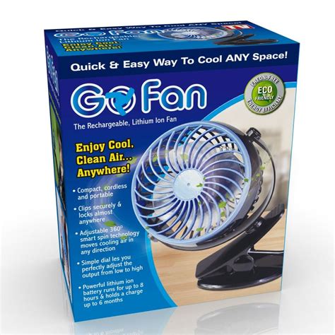 Go Fan Fan Cool Stuff Clean Air