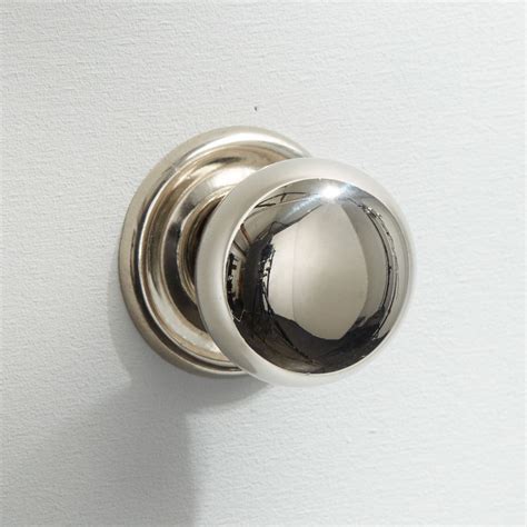 25mm Plain Cupboard Door Knob Polished Nickel Broughtons Lighting