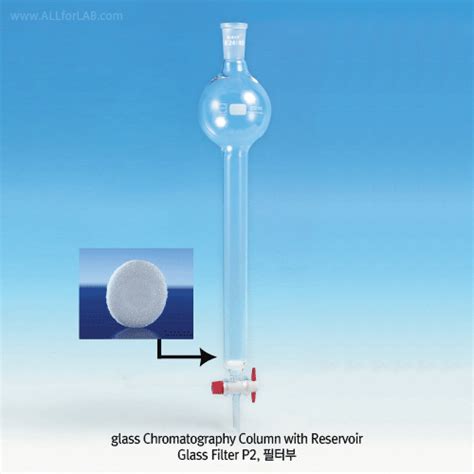 Daihan Science SciLab DURAN Glass Chromatography Column With Reservoir