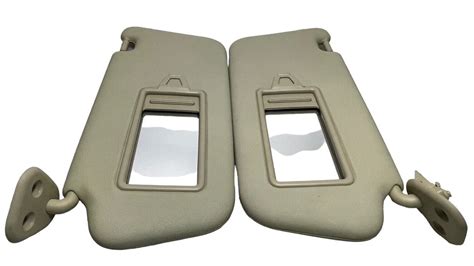 2006 2011 Hyundai Accent Sun Visor Tan Shades Left Right Visors Pair