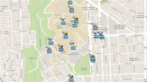 Johns Hopkins University Campus Map Map