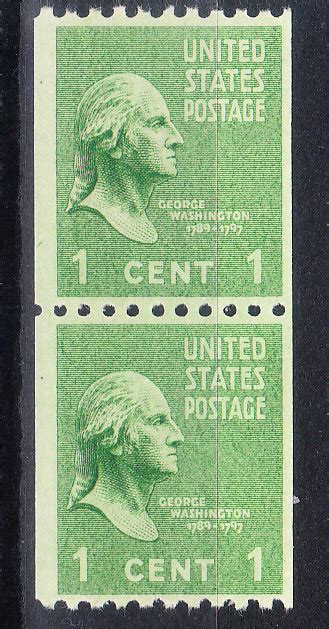 MOstamps US Scott 848 Mint OG NH Coil Pair Lot DS 5927 United