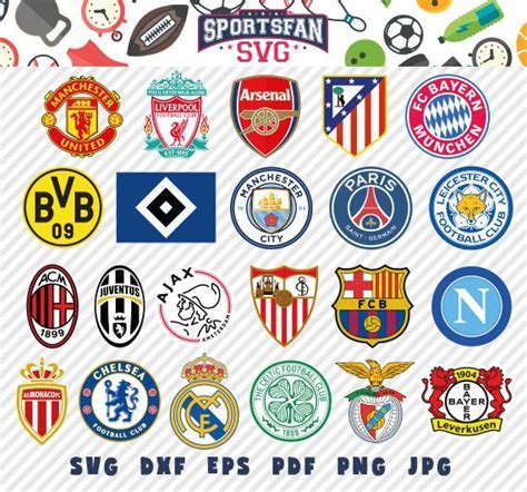 European football team Logos