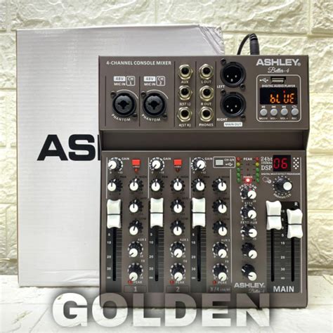 Jual Mixer Ashley Better 4 Premium 4 Bluetooth USB Original Product