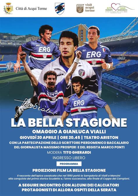 La Bella Stagione Omaggio A Gianluca Vialli Ad Acqui Terme Sar